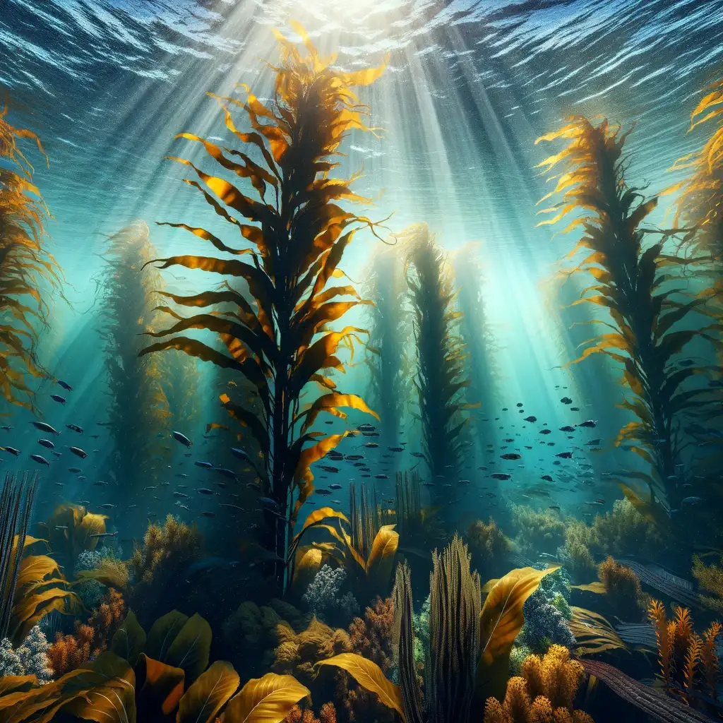 underwater kelp forest for mCDR